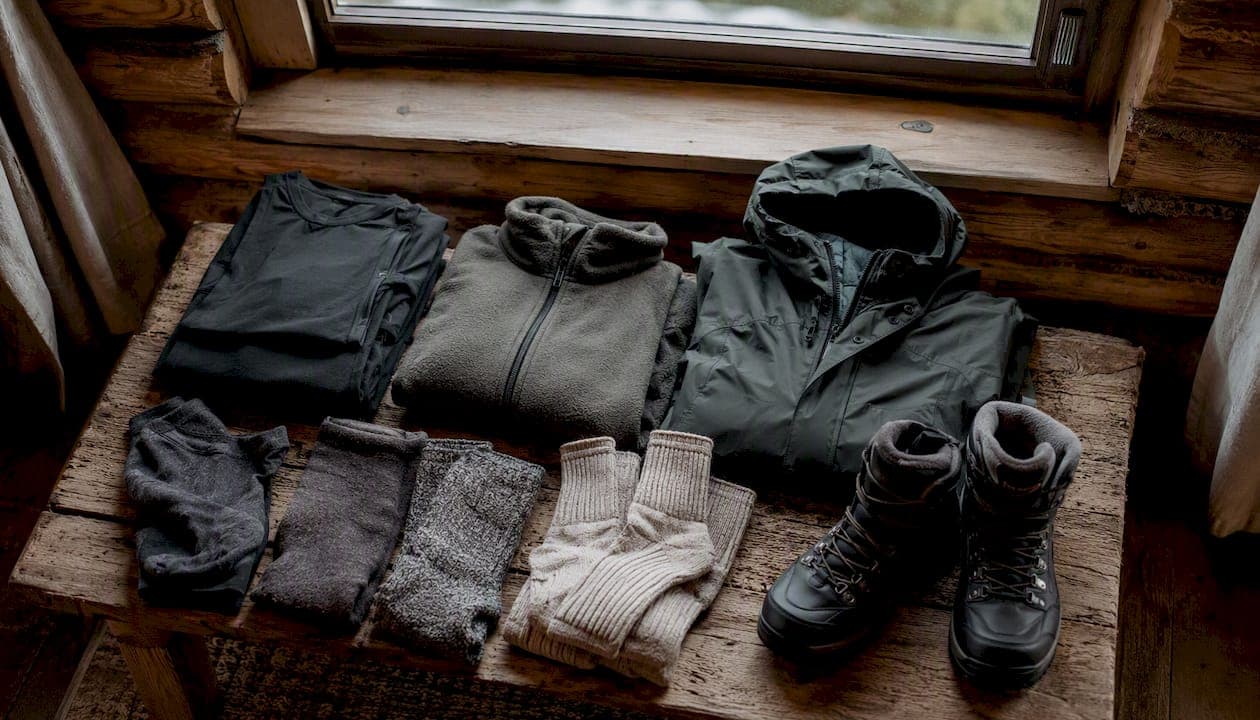 Winter in a log cabin: packing and stay essentials