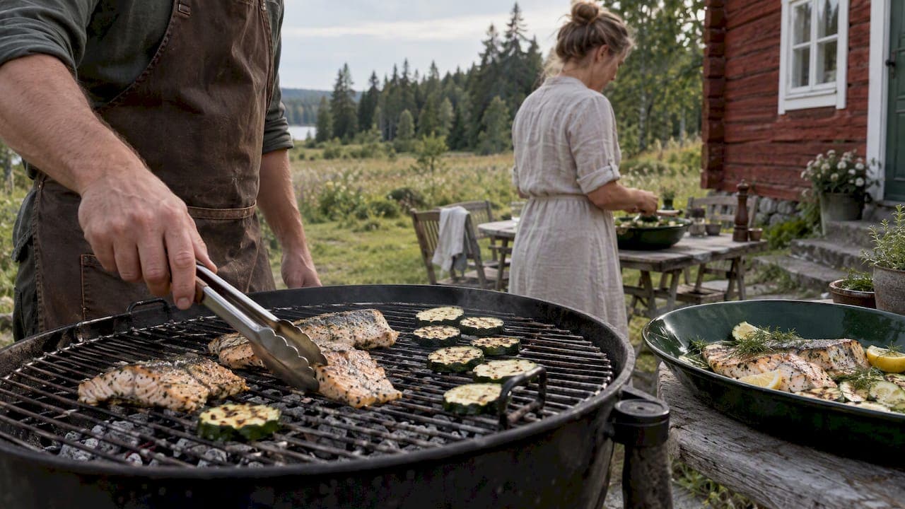 A Healthy Barbecue Evening: Safer, Lighter, Slower